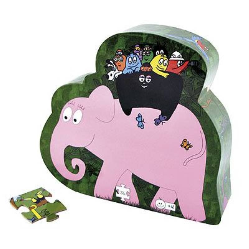 Puzzle Barbapapa au Safari