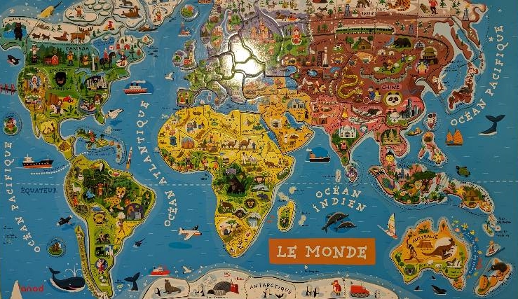 Puzzle Le Monde magnétique