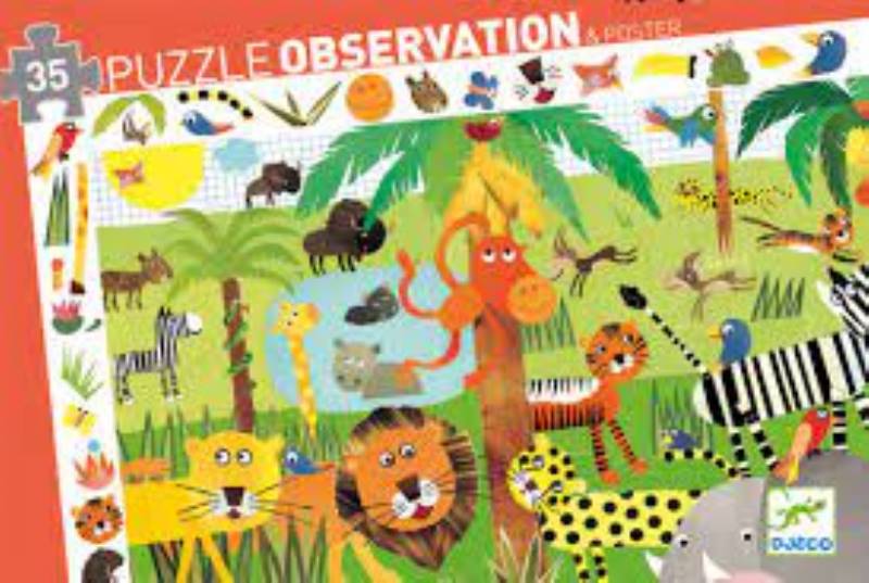 Puzzle observation Jungle