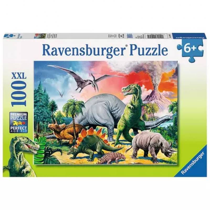 Puzzle au milieu des dinosaures 100 XXL