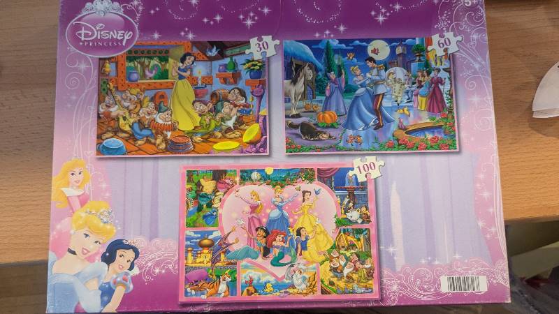 Puzzle Pincesses Disney 30/60/100