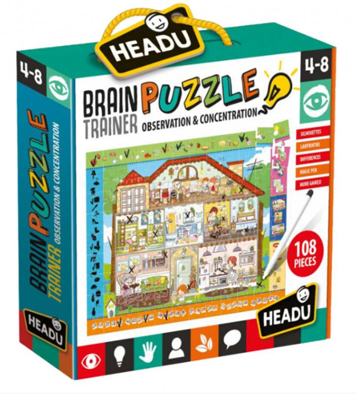 Brain Trainer Puzzle Observation & Concentration