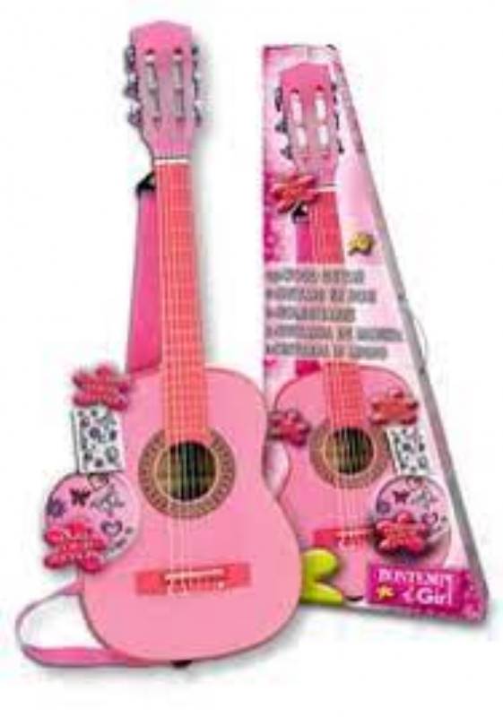 Guitare en bois rose