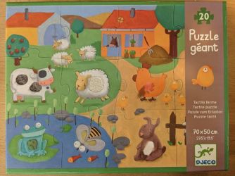 Puzzle géant tactile 