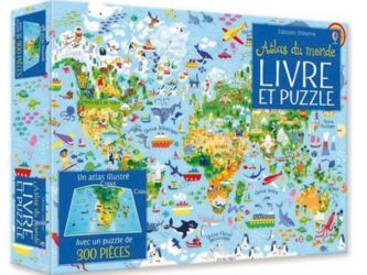 Atlas du monde Livre et puzzle