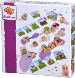 Jeu d'enfilage de la ferme